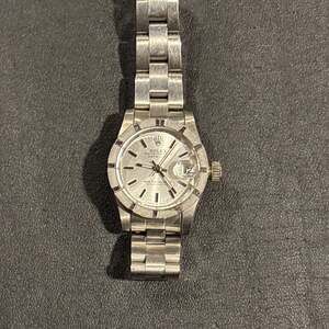 Rolex Oyster Perpetual Date 15210 Stainless Steel Silver Dial 34mm